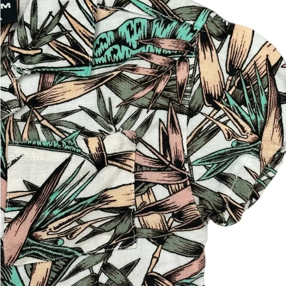 Volcom Boys' Mint Tropical Button-Up Shirt